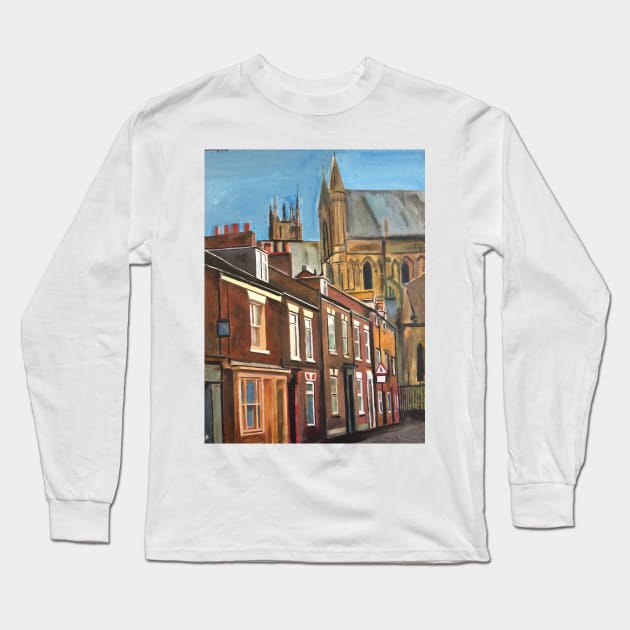 Beverley, Houses And Minster Long Sleeve T-Shirt by golan22may